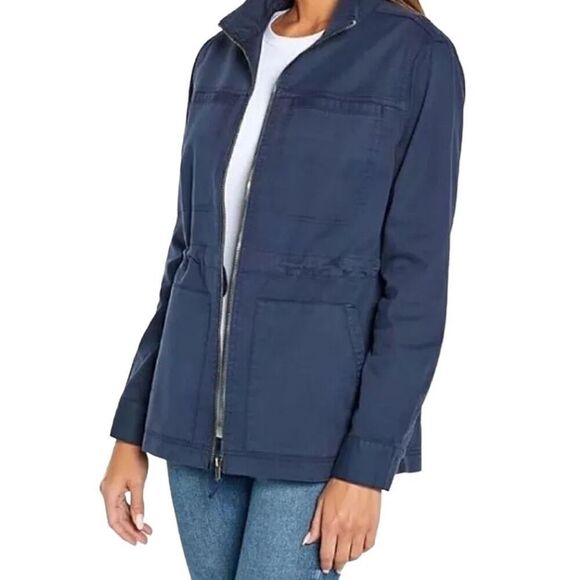 NWT GAP Women's Full Zip Adjustable Drawcord Waist Utility Field Jacket Size S - Picture 1 of 15